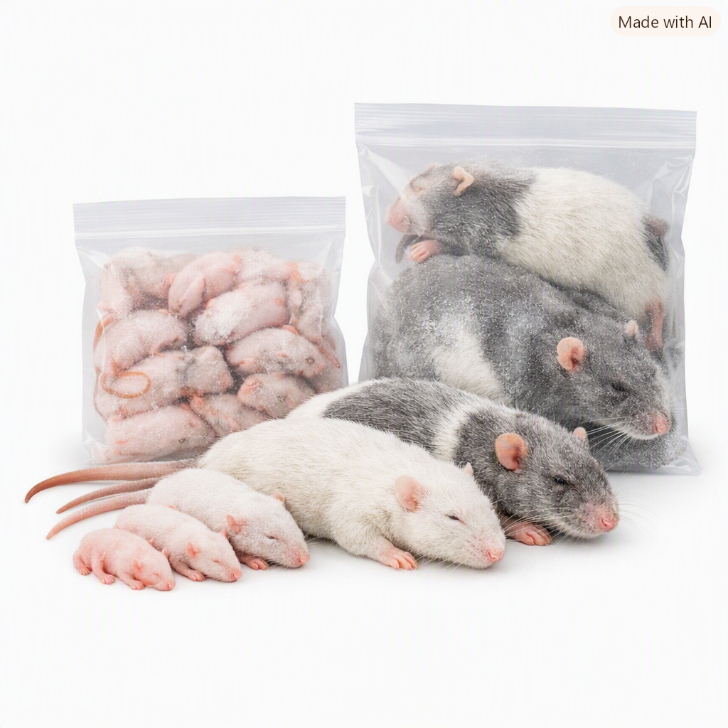 Frozen Rats – Reptile Food