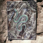 Resin marble snake wall art