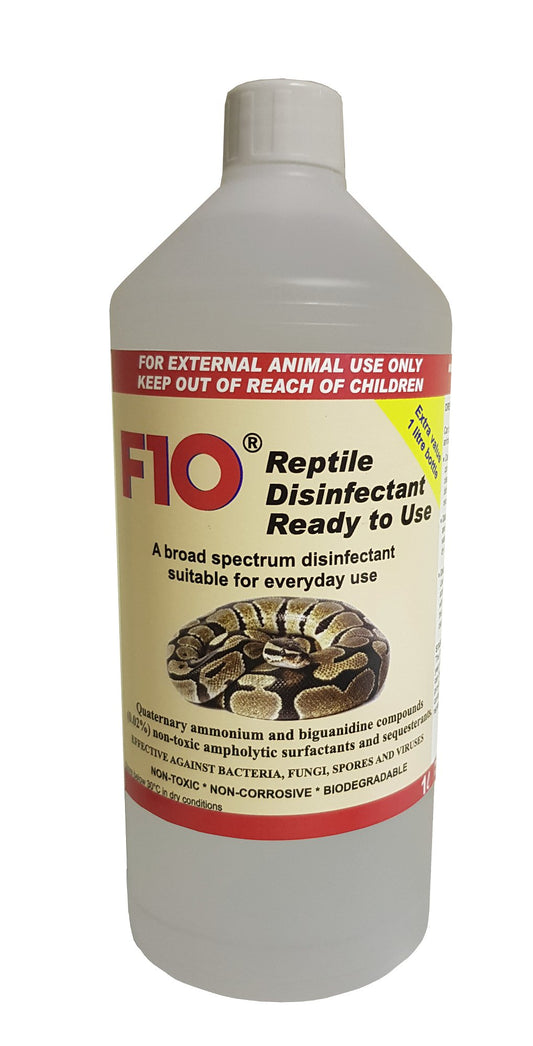 F10 Reptile Disinfectant "Ready to Use" refill 1L