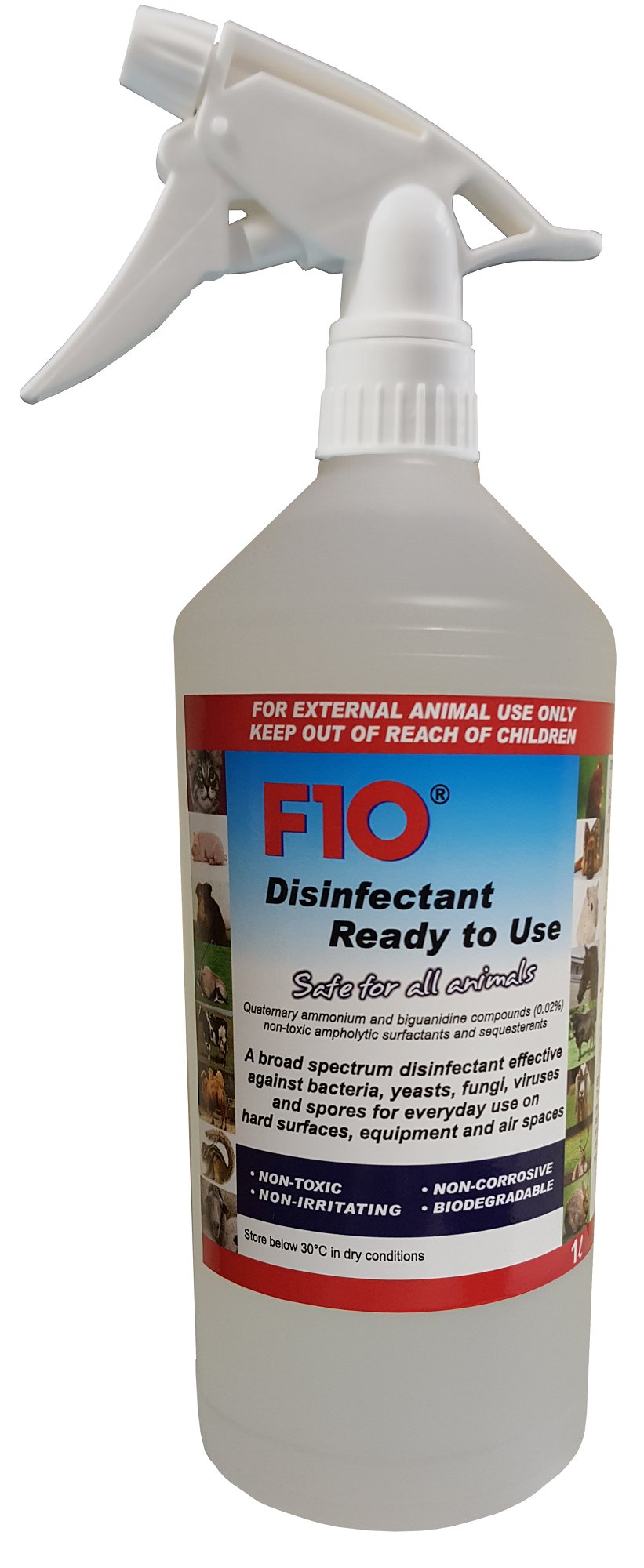 F10 SC Disinfectant "Ready to Use" with trigger spray 1L