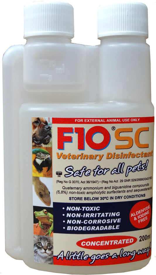 F10 SC200 Veterinary Disinfectant 200ML