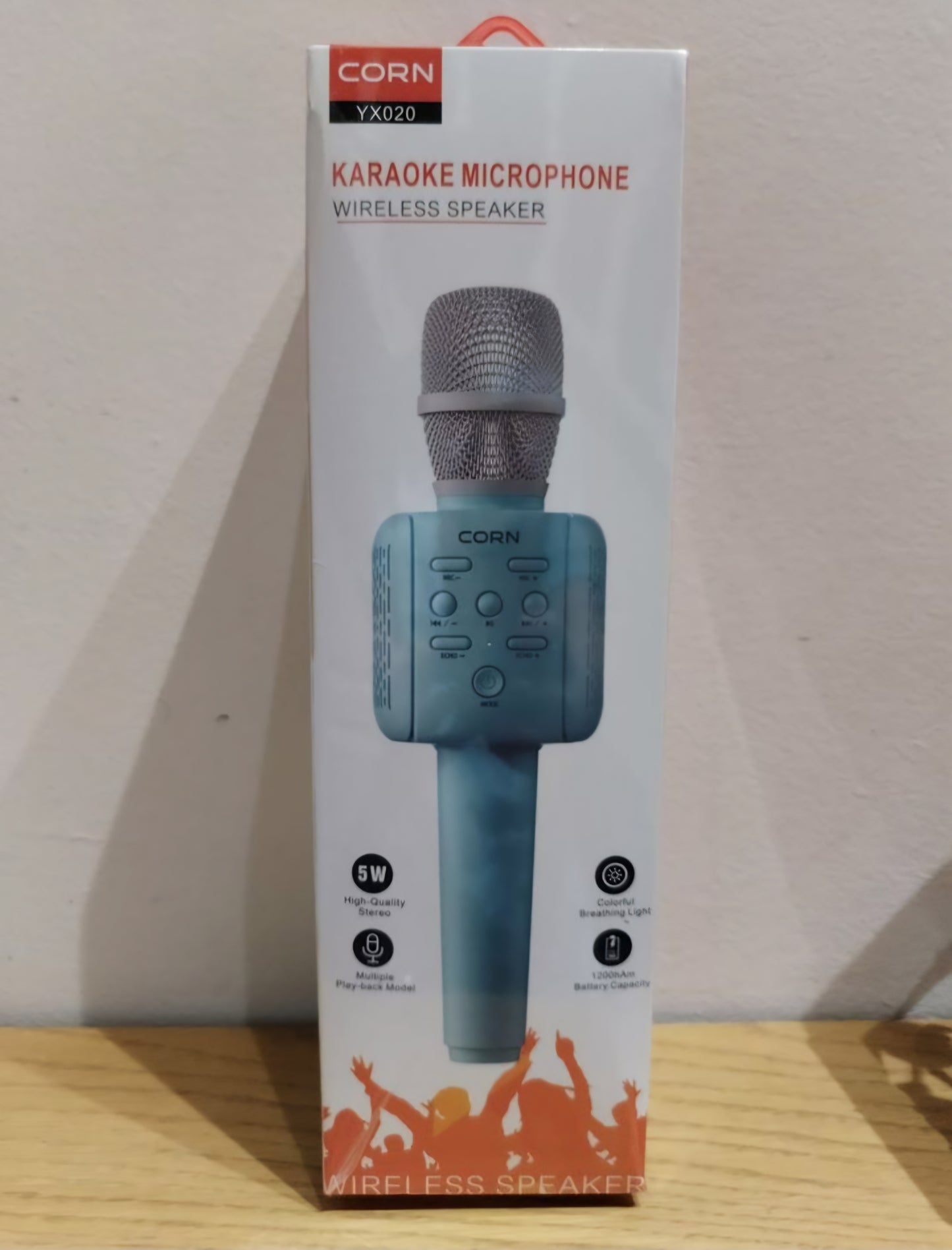 New Karaoke Microphone Wireless Speaker with Multi Voice, USB & Micro SD - Premium Quality - Audio, Smartphone