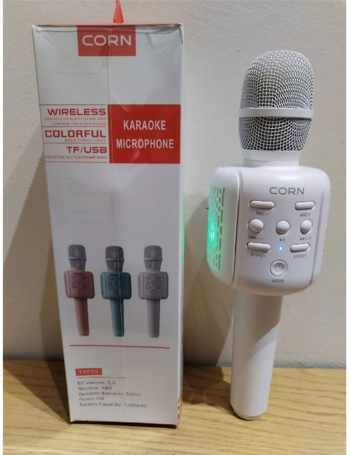 New Karaoke Microphone Wireless Speaker with Multi Voice, USB & Micro SD - Premium Quality - Audio, Smartphone