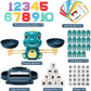 Kids 101 Piece Balance Maths Educational Toy Matching Letters & Numbers Game for Ages 3-8