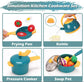 41 Piece Kitchen Toy Accessories Set for Pretend Play and STEM Learning