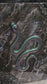 Resin marble snake wall art